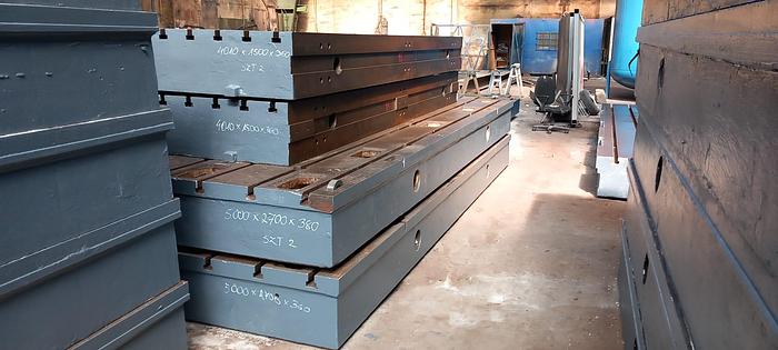 Used Płyty montażowe z rowkami teowymi