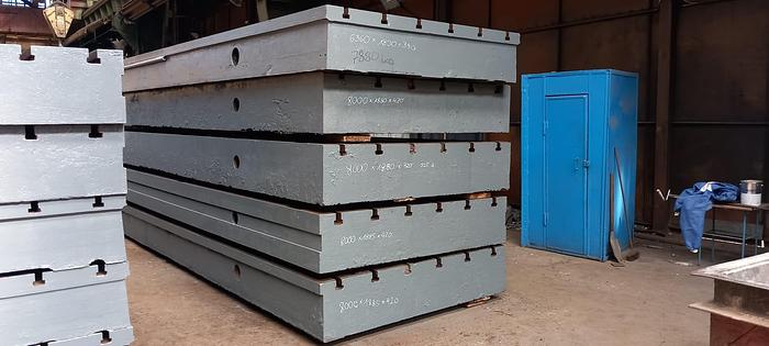 Used Płyty montażowe z rowkami teowymi