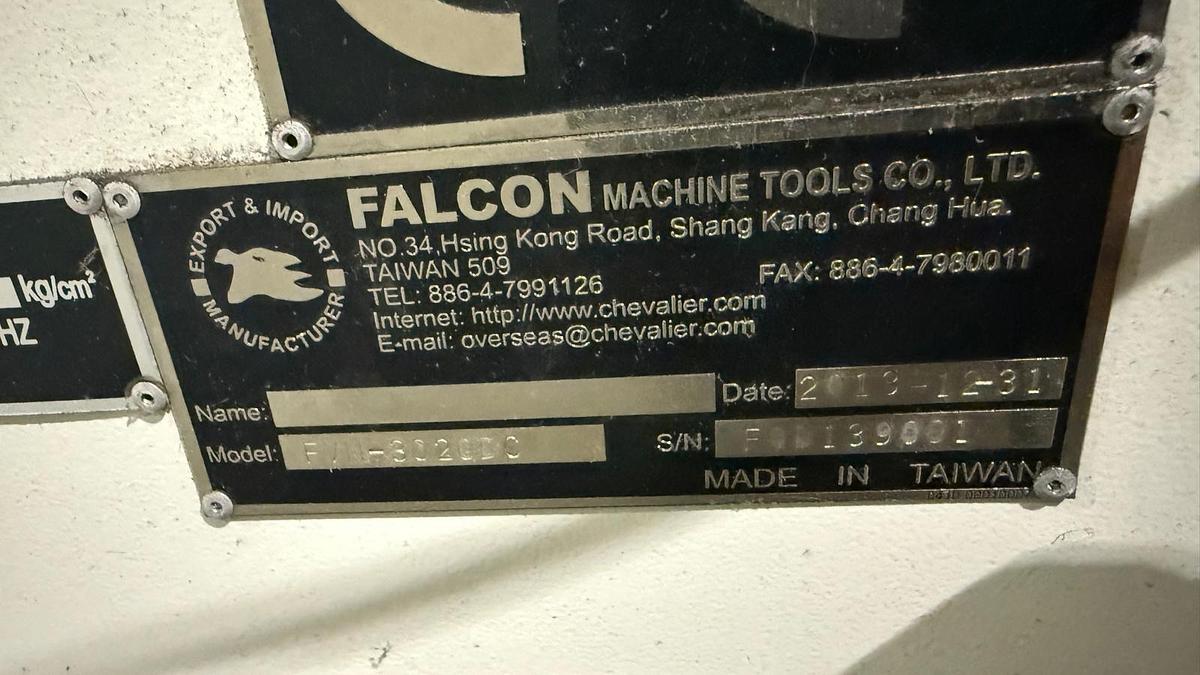 Used Frezarka bramowa Chevalier FVM-3020DC