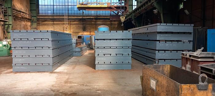 Used Płyty montażowe z rowkami teowymi