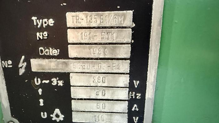 Used Tokarka PORĘBA TR 135B1/6000