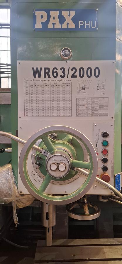 Used Wiertarka promieniowa PAX WR 63/2000