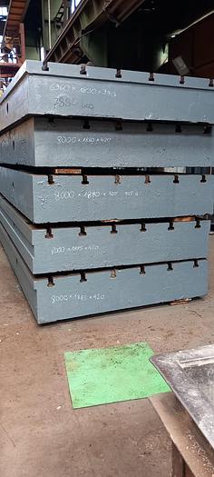 Used Płyty montażowe z rowkami teowymi