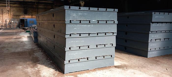 Used Płyty montażowe z rowkami teowymi