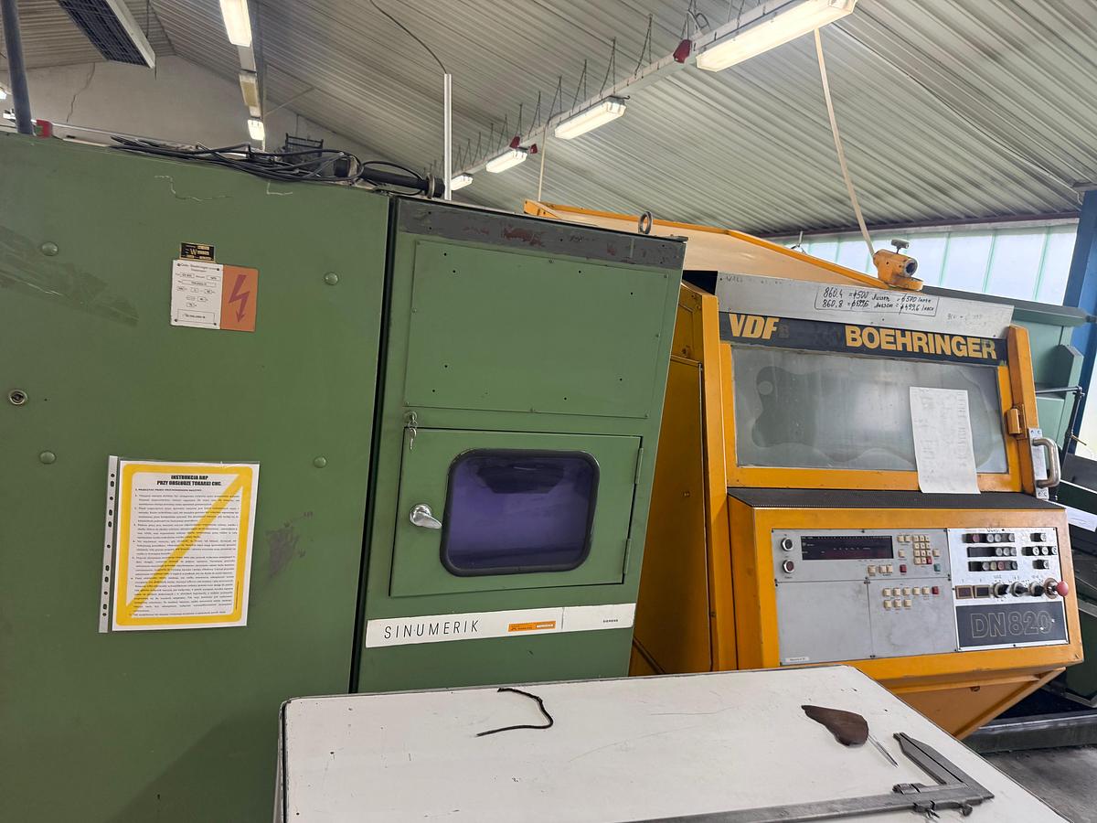 Used Tokarka CNC VDF Boehringer DN 820 - 2 