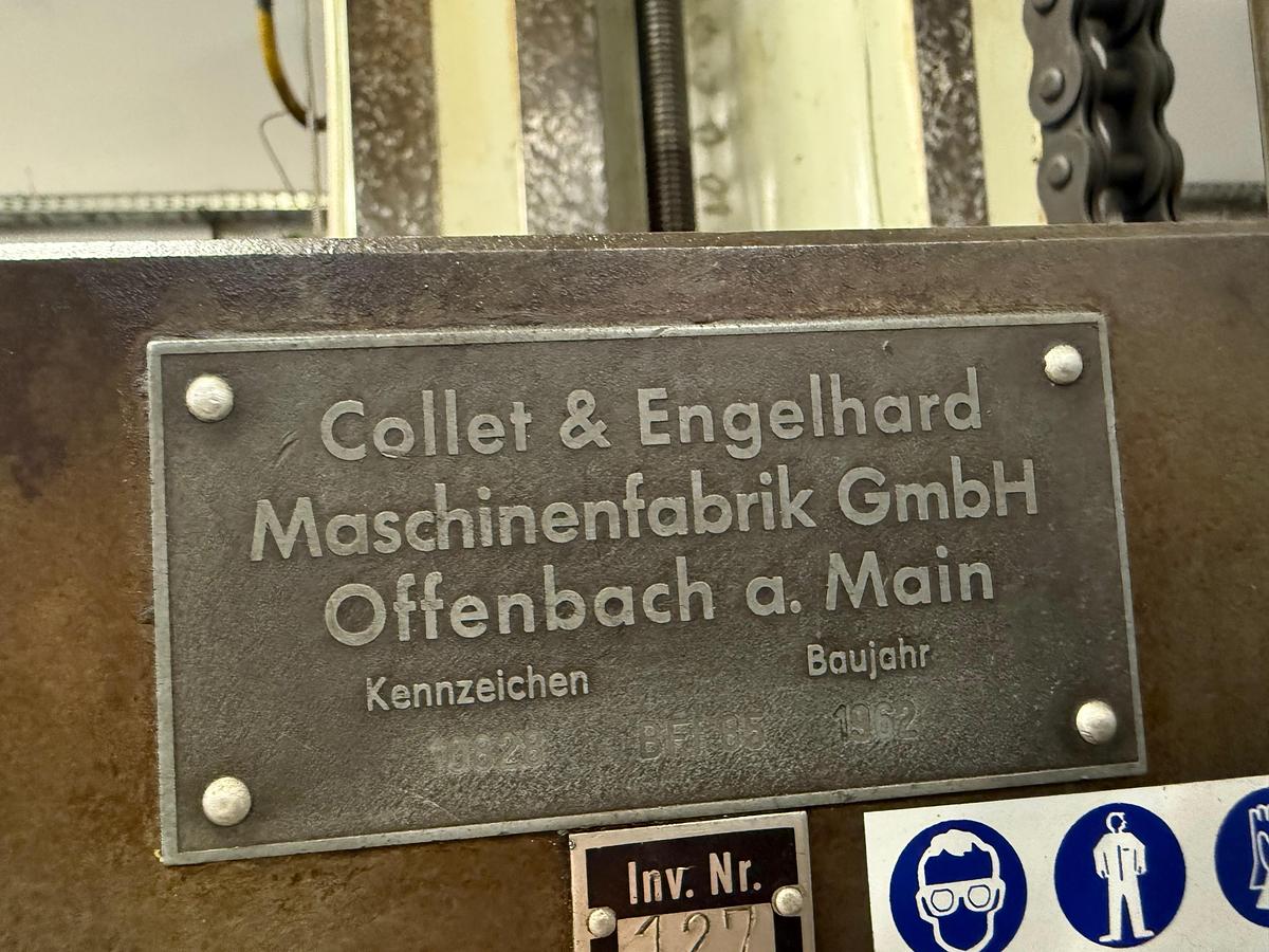 Used Wytaczarka Collet & Engelhard BF 85
