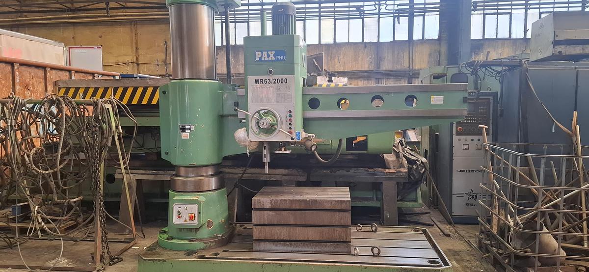 Used Wiertarka promieniowa PAX WR 63/2000