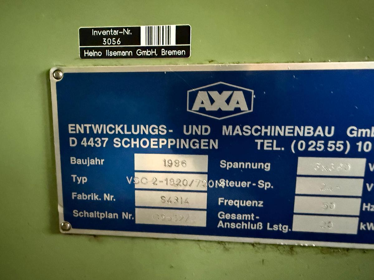 Used Centrum obróbcze AXA VSC 2-1820/720M