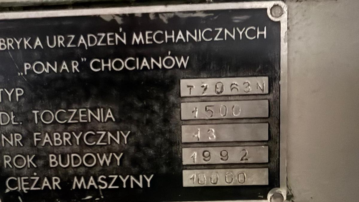 Used Tokarka CNC CHOFUM TZD 63 N