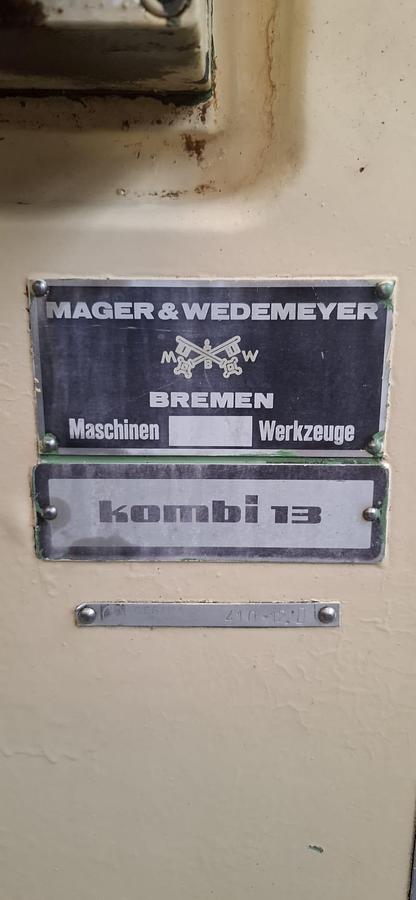 Used Frezarka MAGER & WEDEMEYER KOMBI 13