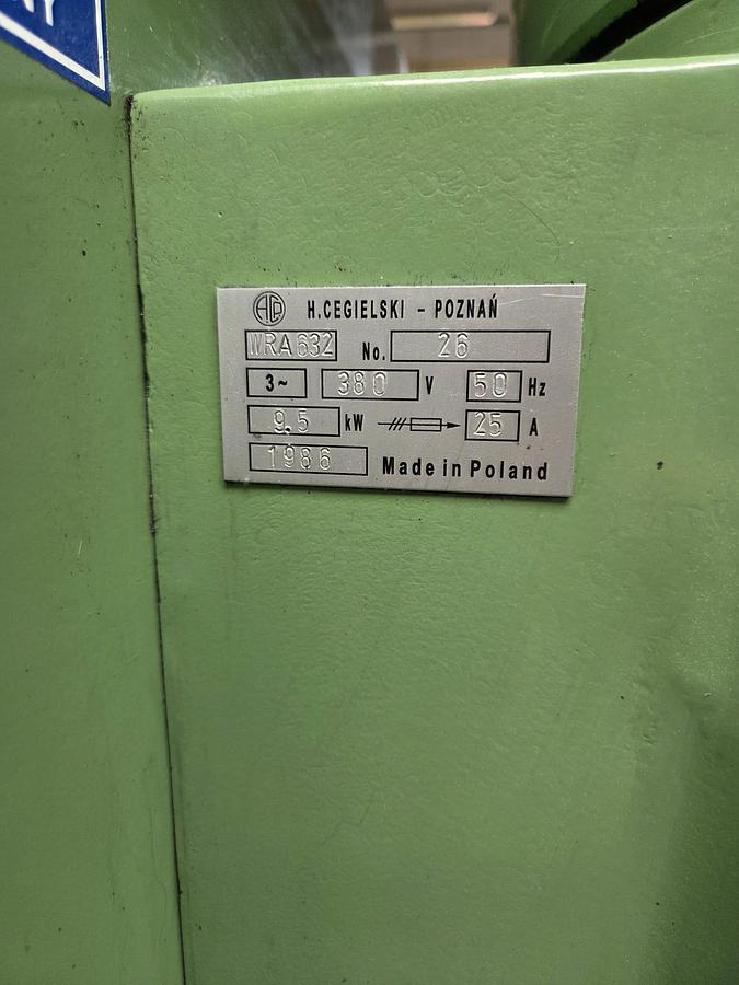 Used Wiertarka promieniowa Cegielski WRA 632