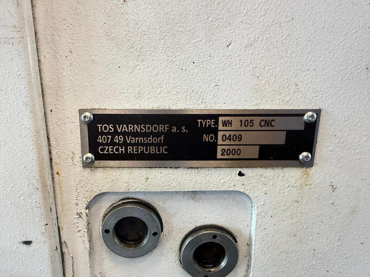 Used Wytaczarka TOS Varnsdorf WH 105 CNC