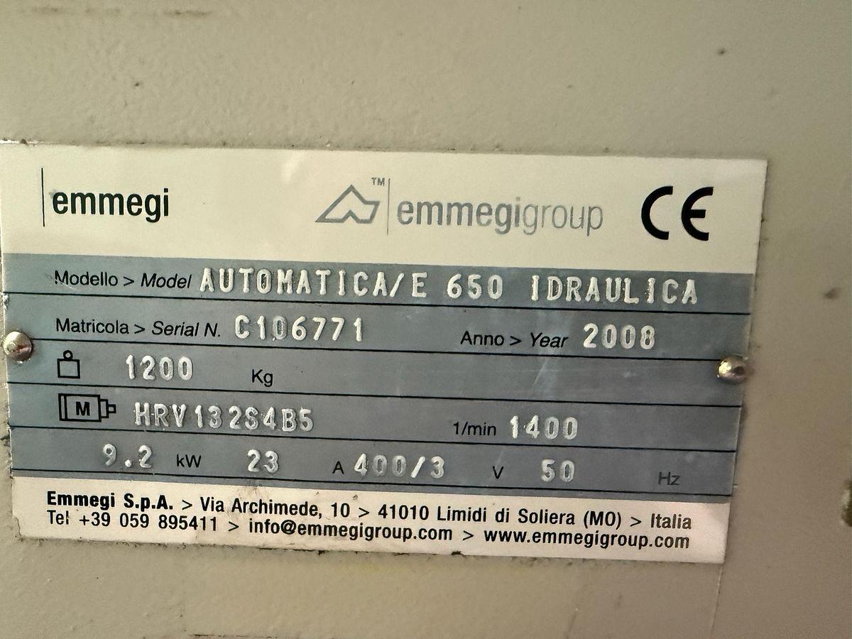 Used Piła tarczowa Emmegi Automatica/E 650