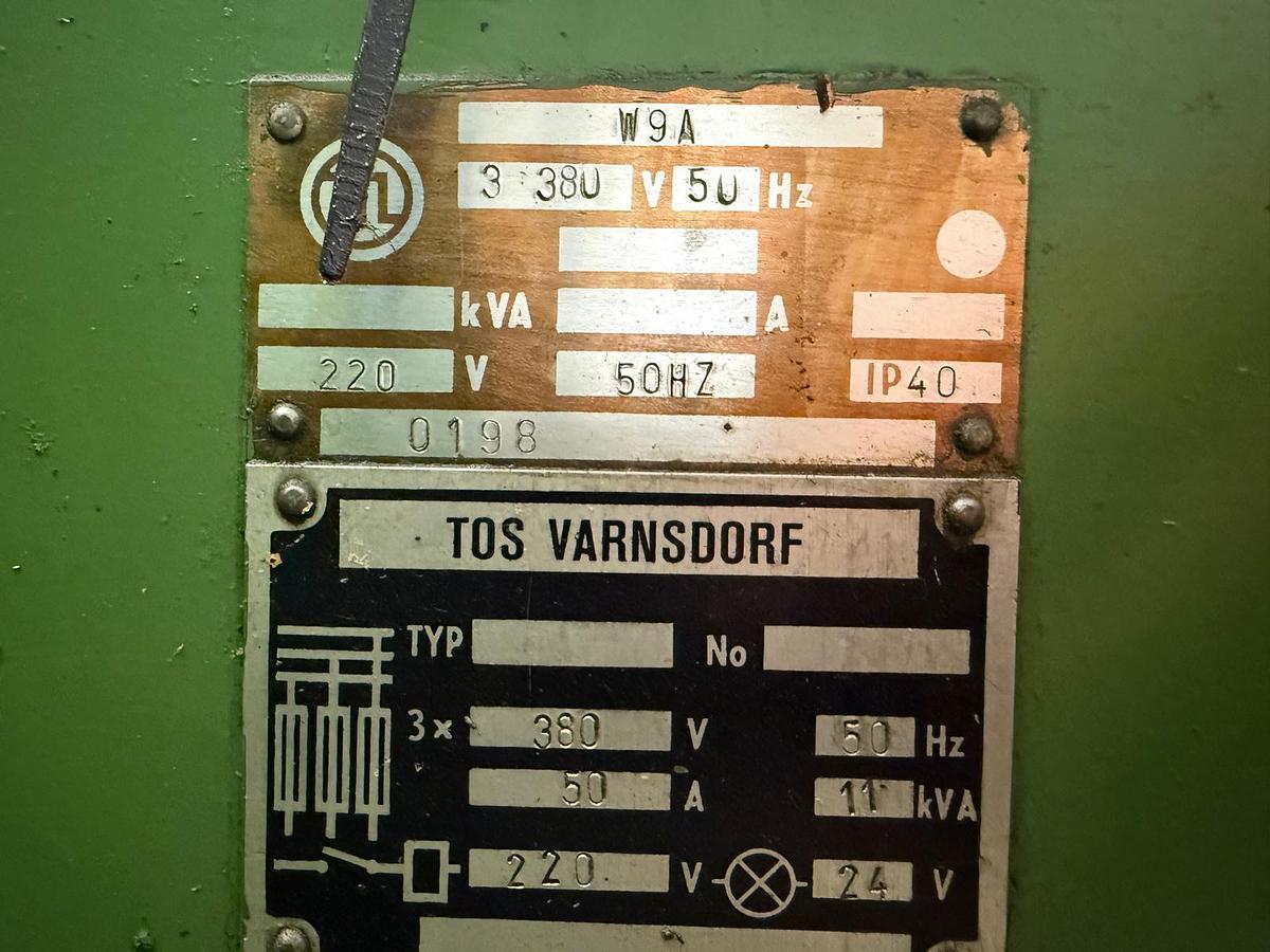 Used Wytaczarka TOS Varnsdorf W9A