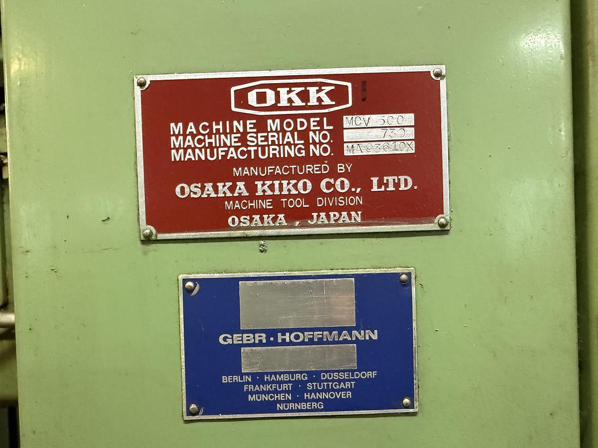 Used Centrum obróbcze OKK MCV-500