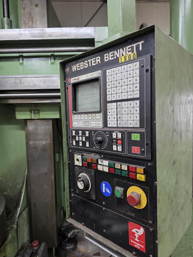 Used Tokarka karuzelowa WEBSTER & BENNET 1600