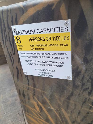 2021 G3 20CCJ Jet Tunnel Hull (Mossy Oak Shadow Grass)