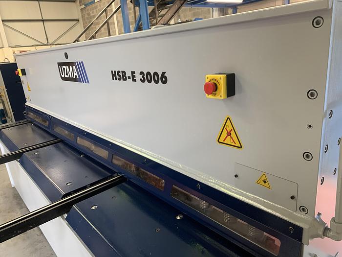 UZMA HSB Swing Beam Guillotine 6mm - 20mm cutting capacity