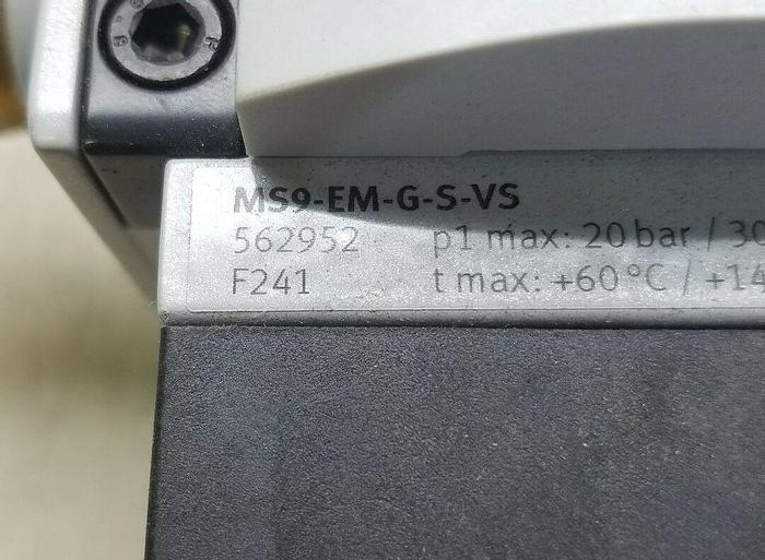 FESTO MS9-EM-G-S-VS, MS9-LFR-G-D7-E-U-M-AG-BAR-AS, MS9-FRM-G-VS-M12