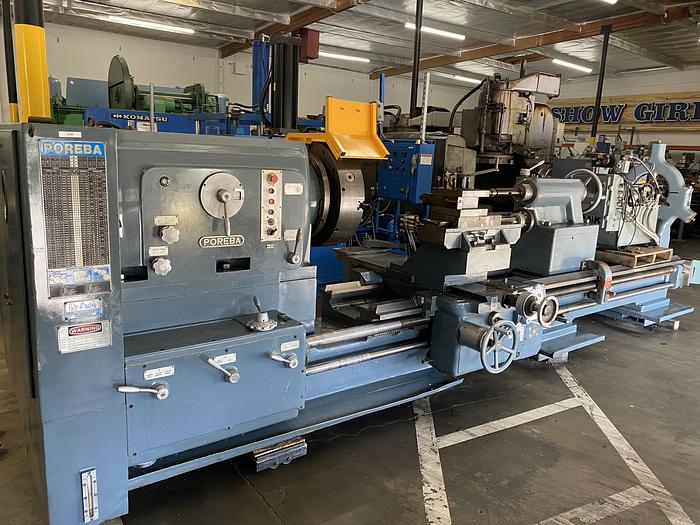 Used Poreba TR-135B1 Heavy Duty Engine Lathe 53"/65" x 118" #6448 #2