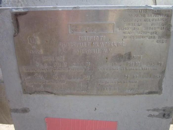Used Sold Used Sistersville Tank Works Incorporated approximately 745