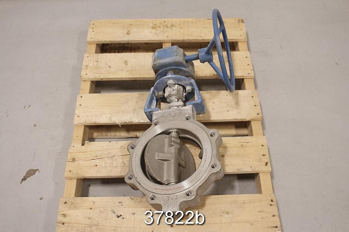 Used Neles Jamesbury 8" Hand Operated Butterfly Valve, 8 815l-11-3600MT #37822