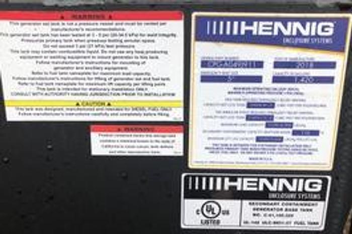 2018 Hennig 1420 Gallon Fuel Tank