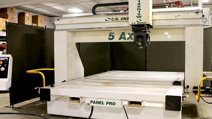Used C.R. ONSRUD MODEL F145G15W10 "5-Axis Pro Series" CNC ROUTER"