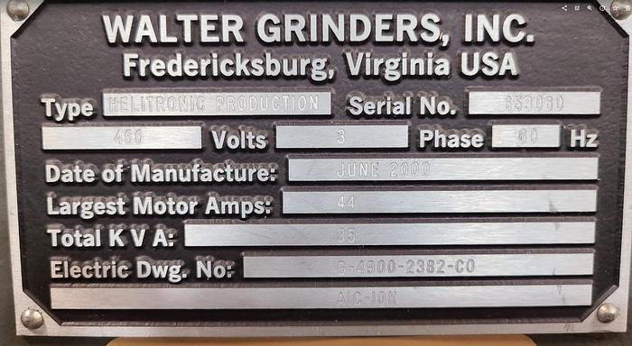 Usado 2000 Walter Helitronic Production HMC500