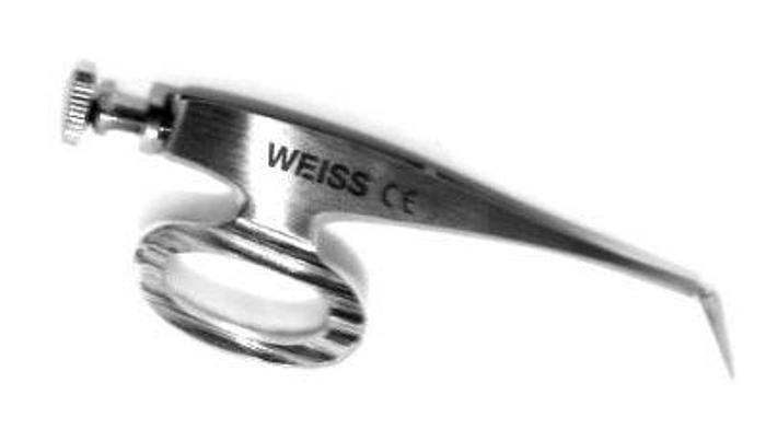 Used Ophthalmic Scissor Iris Iridectomy Barraquer 8,5mm Blade WEISS 0103252