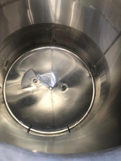 Used 2,500 GALLON DCI DOME TOP CONE BOTTOM PRESSURE WALL PROCESSOR – 316L S/S (#9792)