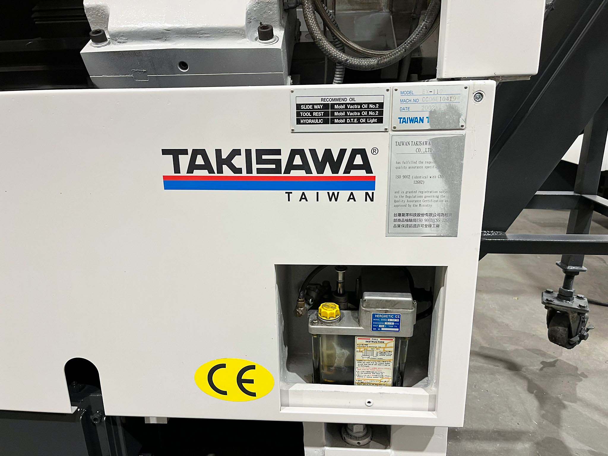 Used Takisawa EX-110 - CNC Lathe - 2002