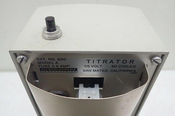 Used Oxford Cat. No. 600 Model A Titrator