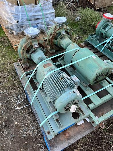 Used Pump, Centrif, 15 HP, 3" In / 2.5" Out, TACO, FE Series #C744909