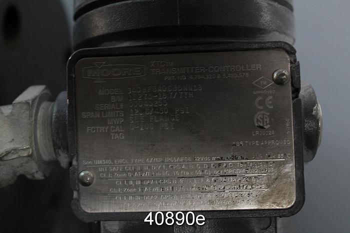 Used Moore 3150 Series Liquid Level Transmitter #40890
