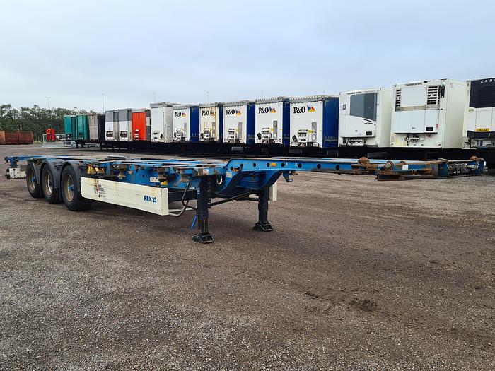 Used 2006 Krone SD 27 Container chassis 45ft. Multi / Extendable