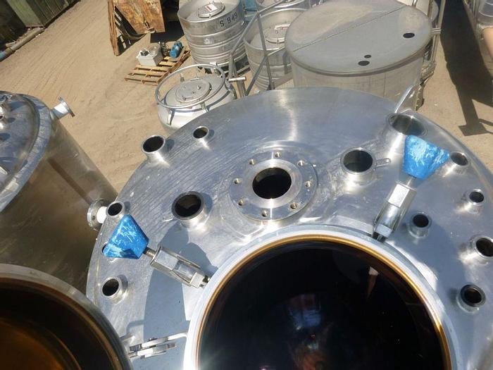 Used Reactor, 660 Gallon, 316L S/st, Jkt, 50 PSI, Precision E #S744223