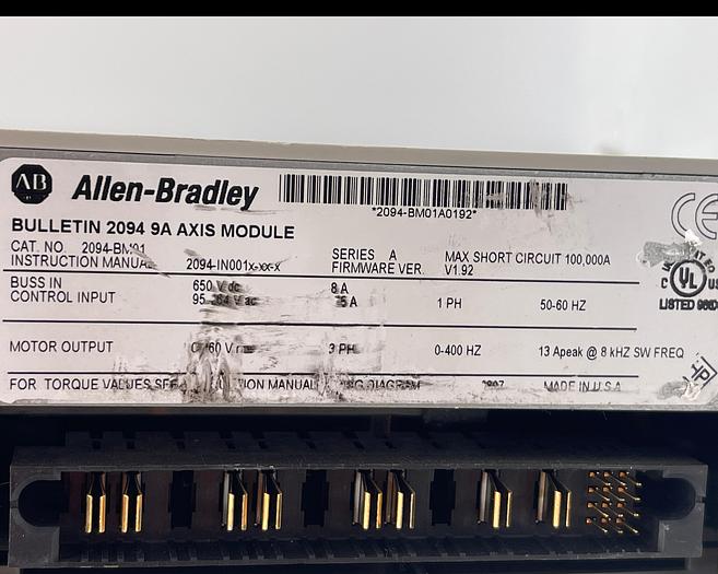 Used Allen-Bradley 2094-BM01 Ser A 