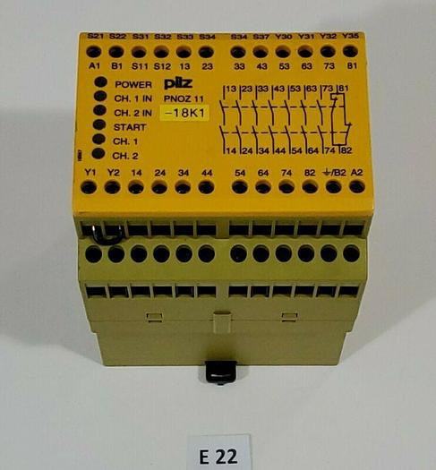 Used *PREOWNED* Pilz PNOZ 11 230-240VAC 24VDC 7N/O 1N/C Safety Relay + Warranty!