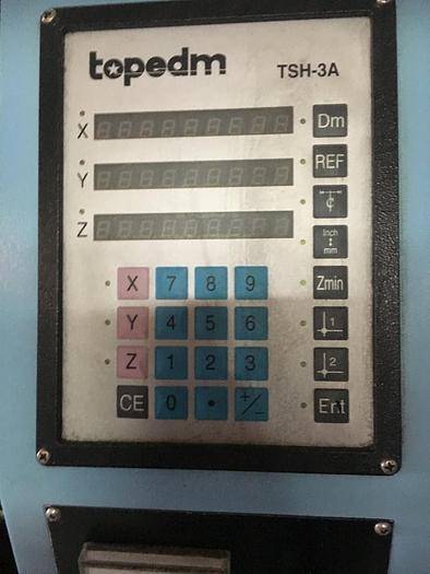 Used 2001 TOP EDM TSH-3A Hole Drilling Machine
