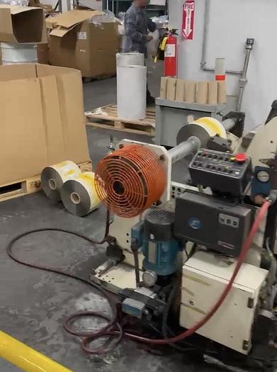 Used 30" WIDE DEACRO DUPLEX DA-600 SLITTER REWINDER CANTILEVERED ; SEPARATE UNWIND - PENDING SALE