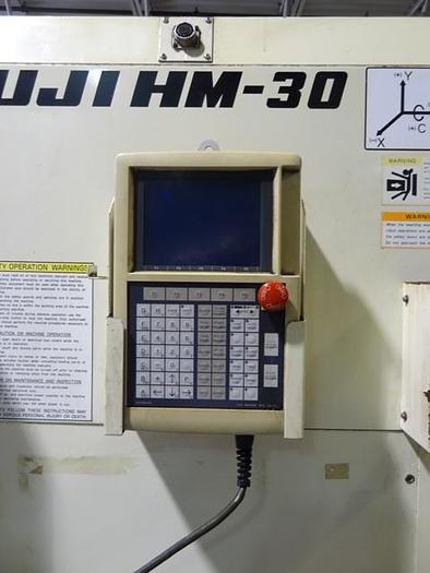 Used FUJI HM-30T1 SINGLE SPINDLE CNC LATHE W/GANTRY & MILLING