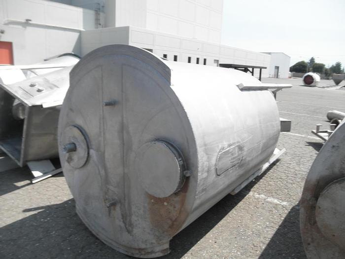 Used Bin, 175 CF, S/st, 60" X 10', Live Bin Bottom, Auger (3) #S740527