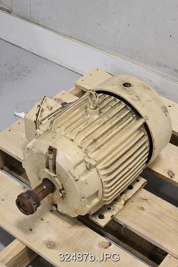 Used Reliance P21GO420K 7.5 Hp, 460Volts, 1760RPM Ac Motor #32487