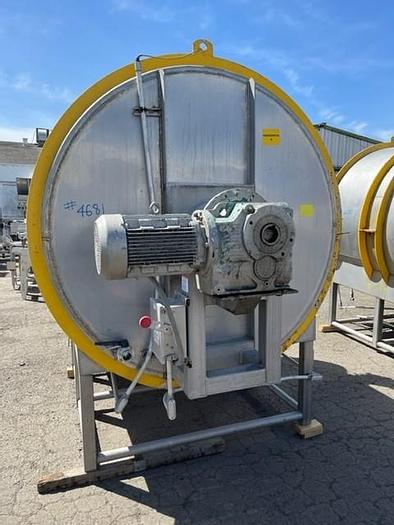 Used Fran Rica Stainless Steel Horizontal Tomato Pulp Storage Tank