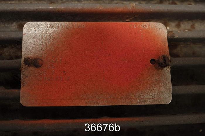 Used General Electric 75 Hp Ac Motor, 460 Volt, 1785 Rpm #36676