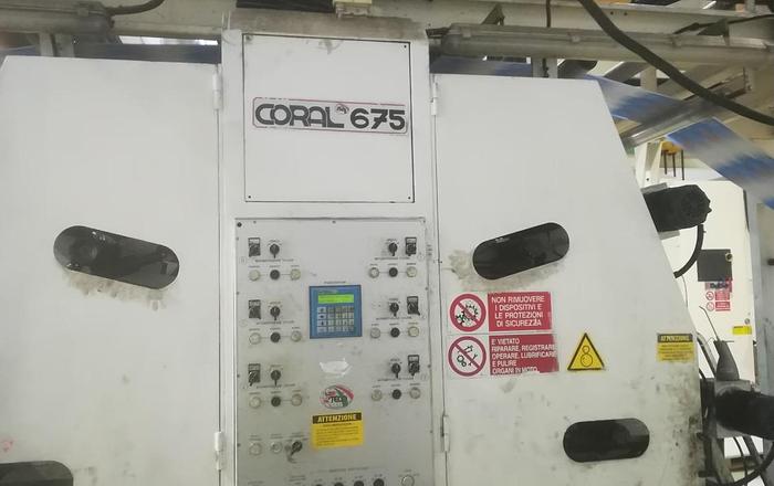 Used 4x UTECO  Coral 675 mod. 80 (in line C.I flexo)