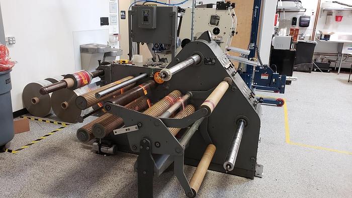 Used 30" STANFORD DUPLEX SLITTER REWINDER MODEL 184 20" REWIND DIAMETER