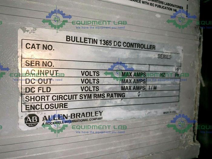 Used Master Flex I/P 77601-60 Easy-Load Peristaltic Pump Skid w/ 1/2 HP Motor & Drive