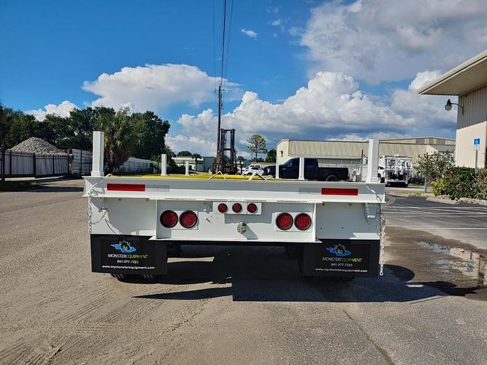 Used 2008 CFS TA EB Extendable 40k lb 40ft Pole Trailer - 80082